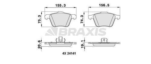 ON FREN BALATASI VOLVO XC90 2,5T 02= D5 02= T6 02=D5 V8 05= D5 09= 3,2 06=