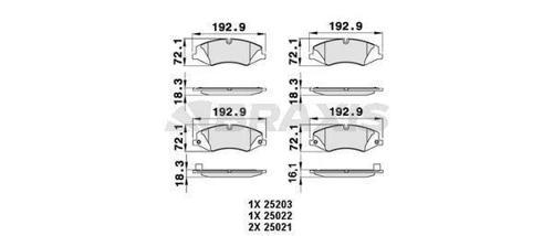 FREN BALATASI ON DISCOVERY 4 10-16 RANGE ROVER SPORT 10 RANGE ROVER 13