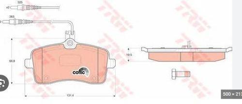 FREN BALATASI ÖN FİŞLİ PEUGEOT 407 042011 GDB1594