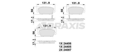 ON FREN BALATASI HONDA CIVIC HATCBACK 2006- CIVIC SEDAN 2012-