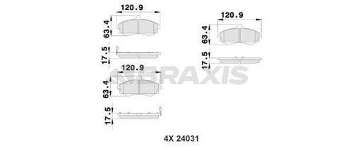 ON FREN BALATASI HYUNDAI ELANTRA 01-03 MATRIX 02-07 MATRIX 07-