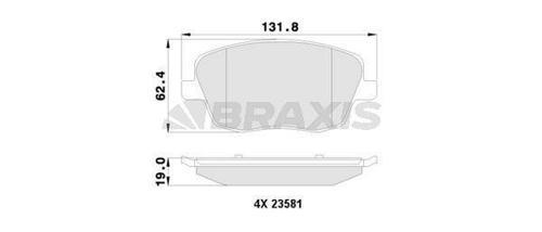 ON FREN BALATASI CORDOBA 1.4 16V 1.4TDI 1.9SDI 1.9 TDI 02 FABIA 1.9 / 2.0TDI 00