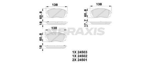 ON FREN BALATASI HYUNDAI TUCSON 2015 IX35 10 SONATA 2014 I40 11 KONA 1.6T-GDI 2016 KIA SOUL 201