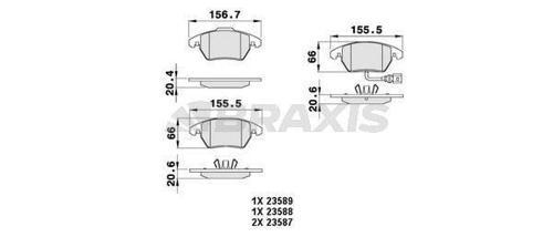 ON FREN BALATASI CADDY 03 GOLF V A3 OCTAVIA TOURAN TOLEDO 04 PASSAT JETTA 05 FISLI