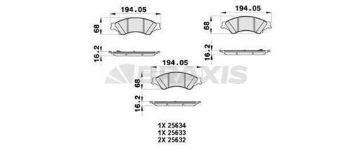 ON FREN BALATASI RANGER PICK UP 2,2TDCI / 3,2TDCI 4×4 12 /
