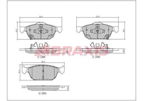 ON FREN BALATASI HONDA ACCORD 0813 HONDA CIVIC FK HATCHBACK 1216 / CIVIC FC 1.6 I-DTEC 17 / CIVIC