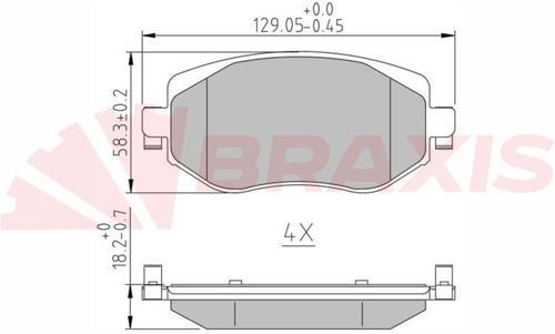 ON FREN BALATASI RENAULT MEGANE IV  1.2 Tce 1.3 Tce 1.5 dCI 1.6 16V 2016
