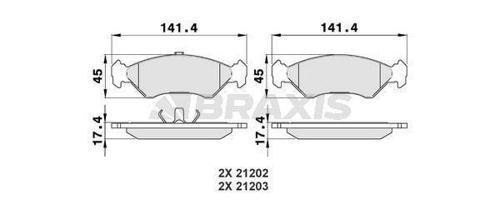 ON FREN BALATASI FIESTA 89 02 FORD KA 9608 MAZDA 121 III 9603