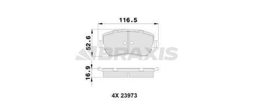 ON FREN BALATASI MICRA K12 03 NOTE 06 CLIO III 05 MODUS 04 DUSTER 10 LOGAN 04 DOKKER 12 G:116