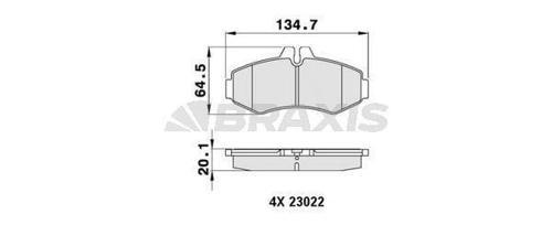 FREN BALATASI ON V-CLASS 638/2 9703 VITO 638 9703