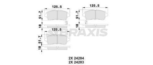 ON FREN BALATASI MATERIA 2006 SIRION 2005 MAZDA 2 2008 FIESTA VI 2008