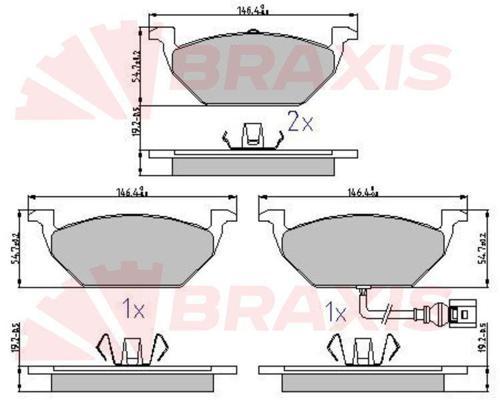 FREN BALATASI ON CADDY ALTEA 0415 GOLF V VI A3 OCTAVIA 0413 JETTA 0611 LEON 0613 TOLEDO 0509 YE
