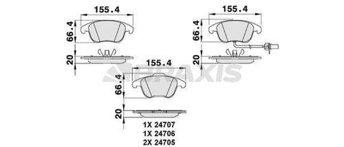 FREN BALATASI ON A4 0815 A5 07 Q5 1017 Q5 0912
