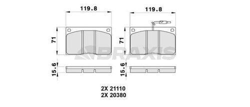 ON FREN BALATASI MASTER P28D P30D P35D T28D T30D T35D ( 98) / (FISLI)