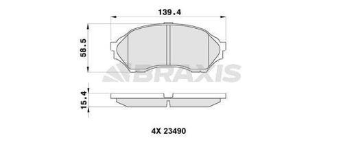 ON FREN BALATASI MAZDA 323 FAMILIA 1998 2002