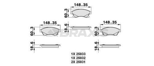 ON FREN BALATASI 15 INCH ASTRA J CRUZE AVEO T300