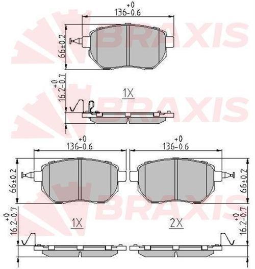 FREN BALATASI ON MURANO 0611 / FX35 03 FX45 03