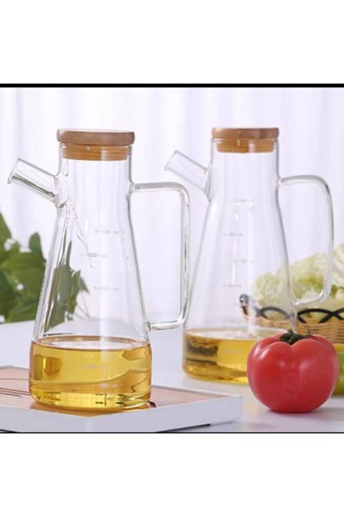 Dunyazuccaciye Borosilikat Yağlık Set 900 Ml 2'Li