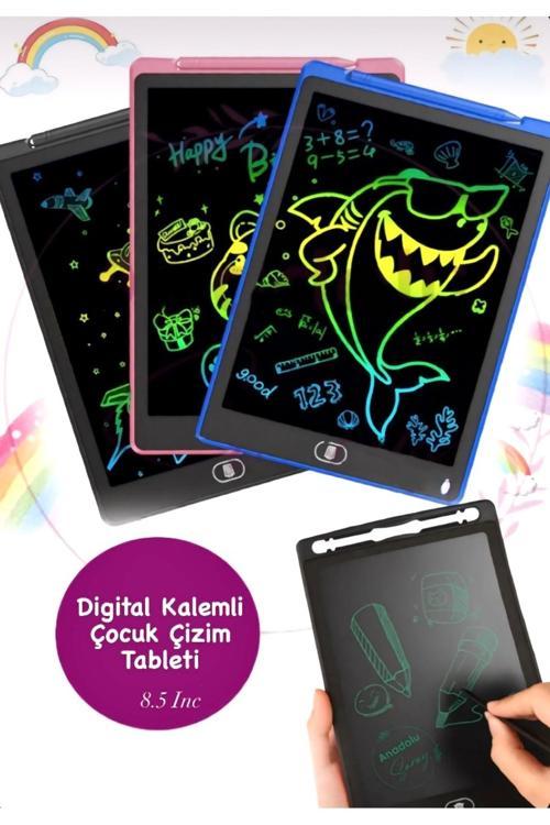 Eli-Ka Home Eğitici Ve Öğretici Grafik Digital Çocuk Yazı Tahtası Çizim Tableti Lcd 8.5 İnc Çizim Tablet Oyuncak