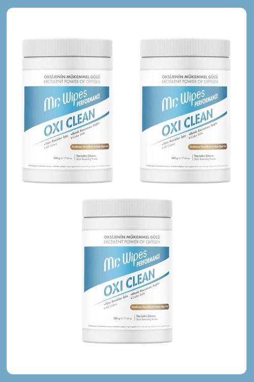 Mr. Wipes 3'Lü Performans Oxi Clean Leke Çıkarıcı 500 Ml