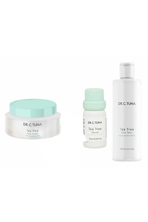 Çay Ağacı Yağı Yüz Kremi Çay Ağacı Yağı Tonik Çay Ağacı Yağı Serum