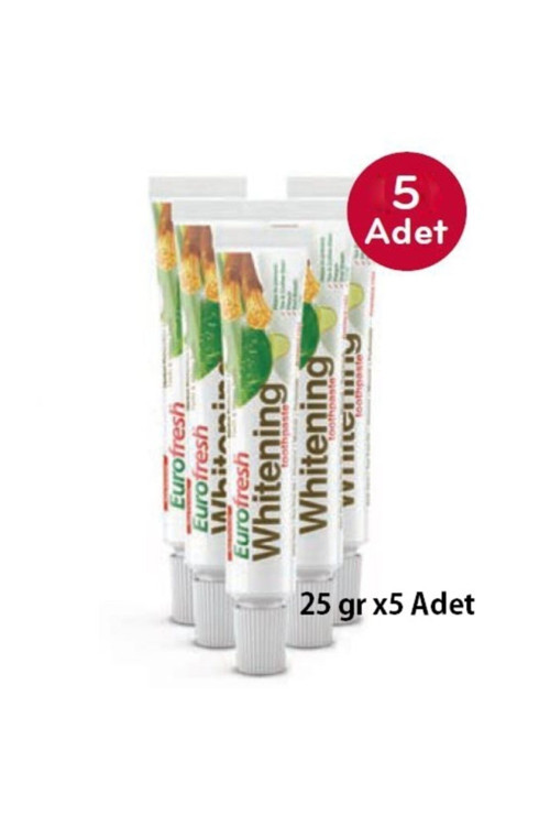5'Li Mini Eurofresh Misvaklı Diş Macunu Paketi 5 X 25 Gr