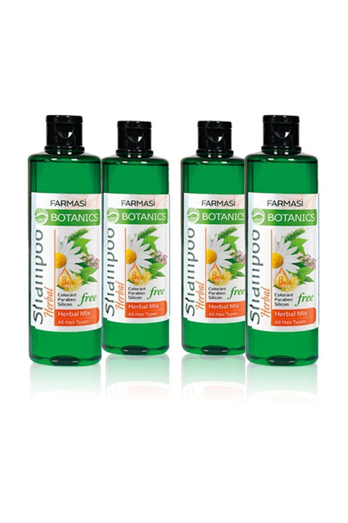 Botanics Herbal Mıx Şampuan-500 Ml 4 Adet