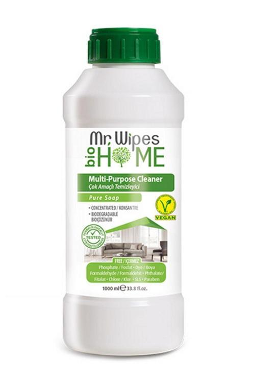 Mr Wipes Konsantre Çok Amaçlı Temizleyici Saf Sabun Kokulu 1000 Ml