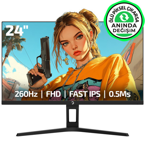 Kaze T10 24″ 200Hz 0.5ms FHD Fast IPS 2x2W Speaker Gaming Monitör