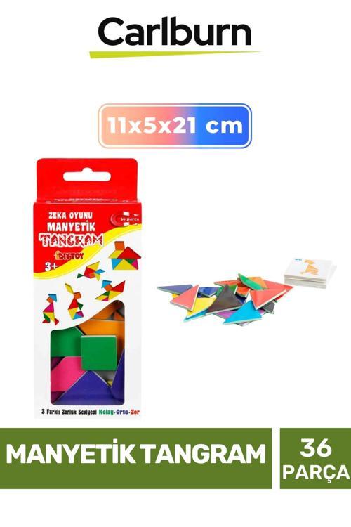 Özel Üretim Eğitici Zeka Geliştirici Öğretici El Göz Koordinasyonu Manyetik Tangram 36 Parça