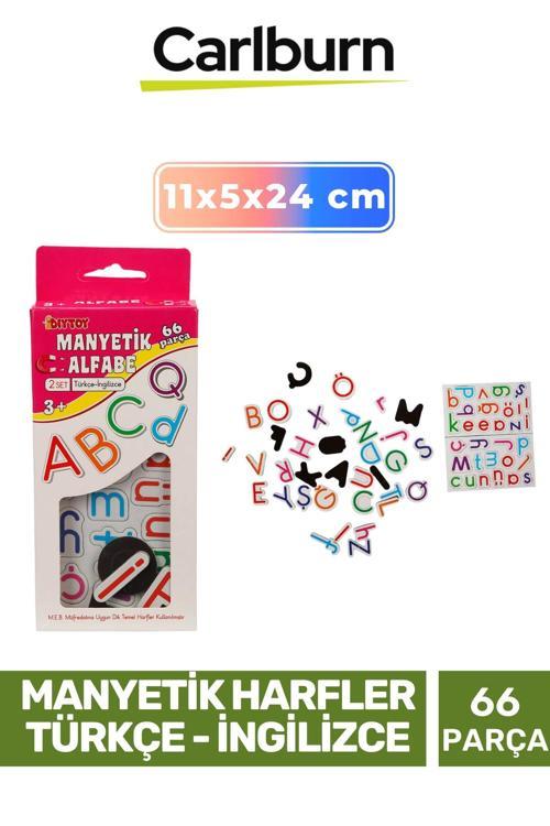 Eğitici Zeka Geliştirici Öğretici El Göz Koordinasyonu Manyetik Harfler Türkçe İngilizce - 66 Parça