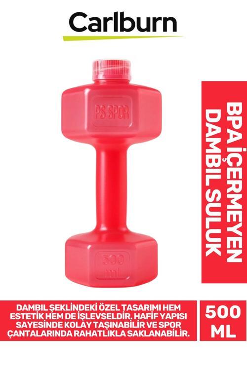 Özel Tasarım Bpa İçermeyen Gıdaya Uygun Plastik Spor Günlük Kamp Koşu Dambıl Suluk 500 ml