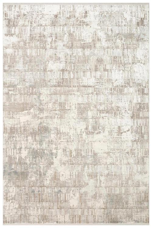 Franko FS 36 Cream Beige Viskon & Akrilik Yüksek Dokulu Modern Salon Halısı