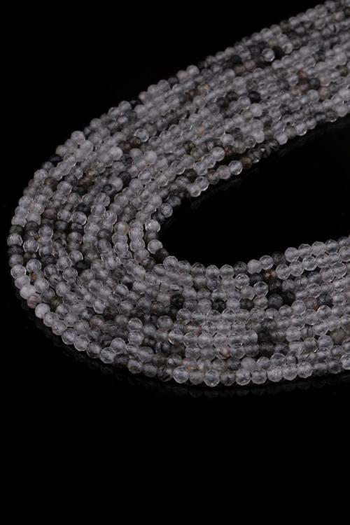 3 MM Faset Kesim Rutil Kuvars Taşı Dizi - Dizi0272
