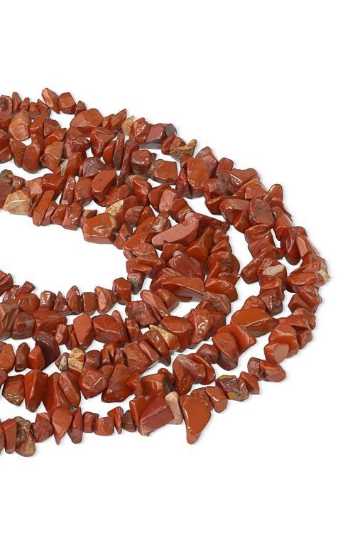 Kırmızı Jasper Kırık Taş Dizi