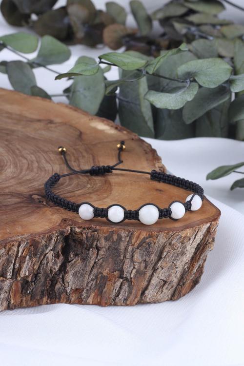 Ay Taşlı Doğal Taş Bileklik - 300171