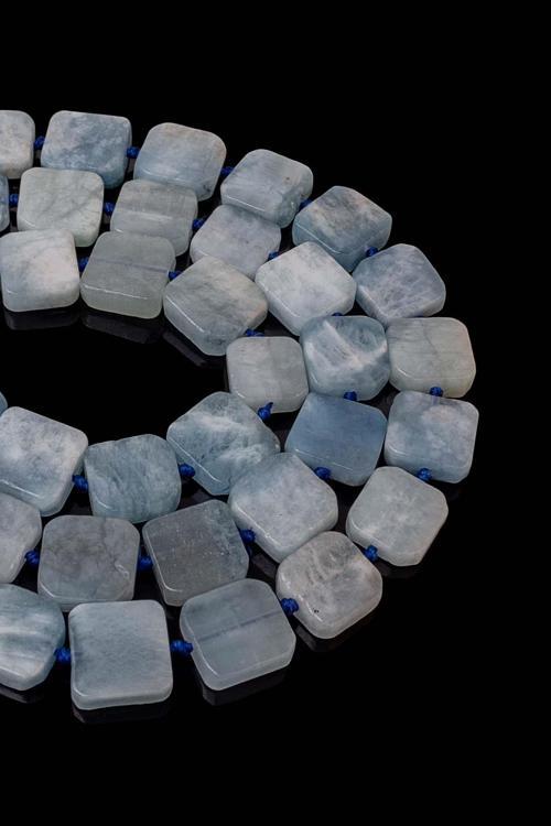 17X5 MM Akuamarin Taşı Dizi