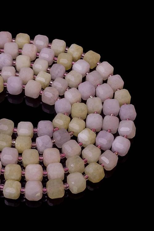 9X9 MM Küp Morganit Taşı Dizi