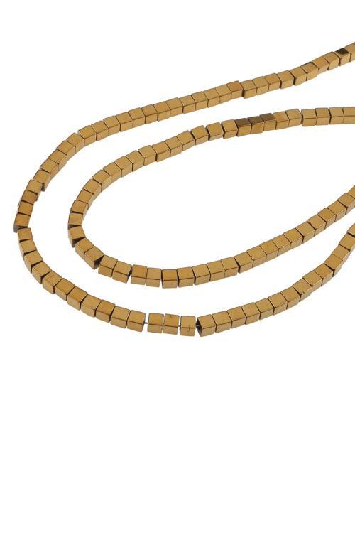 3X3 MM Küp Hematit Dizi Doğaltaş - DZ3627
