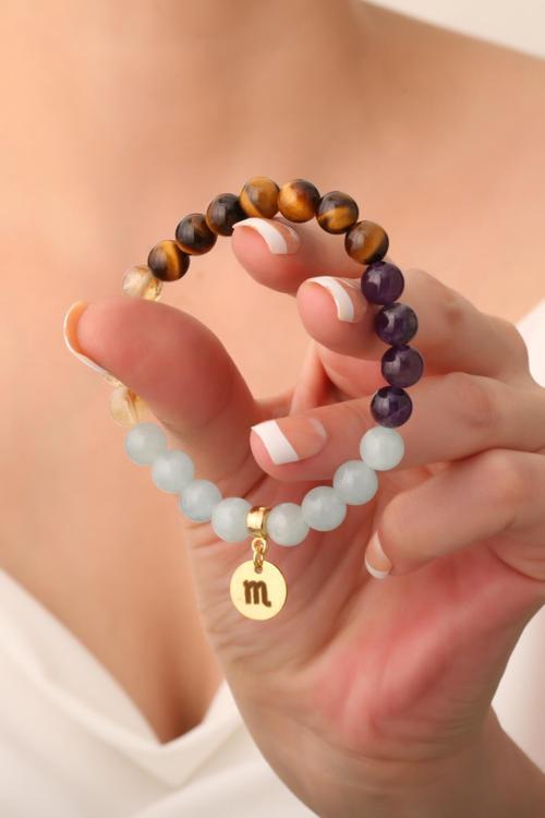 Akrep Burcu Doğaltaş Bileklik