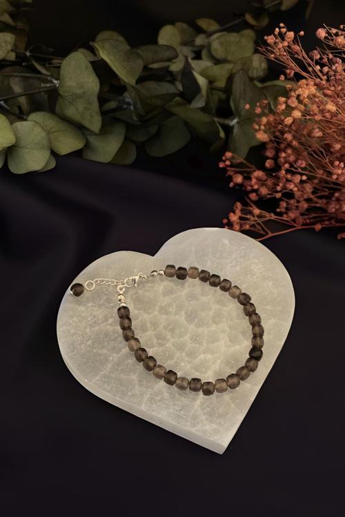 Dumanlı Kuvars Taşı Bileklik