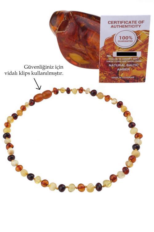 Sertifikalı Kehribar Bebek Kolyesi - KHRB0162