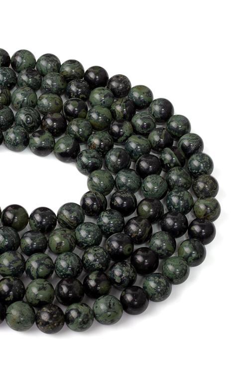 8 MM Timsah Jasper Taşı Dizi AA
