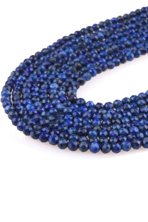 3 MM Faset Kesim Sodalit Taşı Dizi - Dizi0263