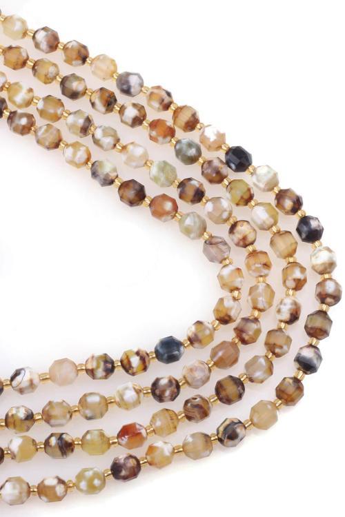 8X6 MM Tibet Akik Taşı Dizi - DZ3739