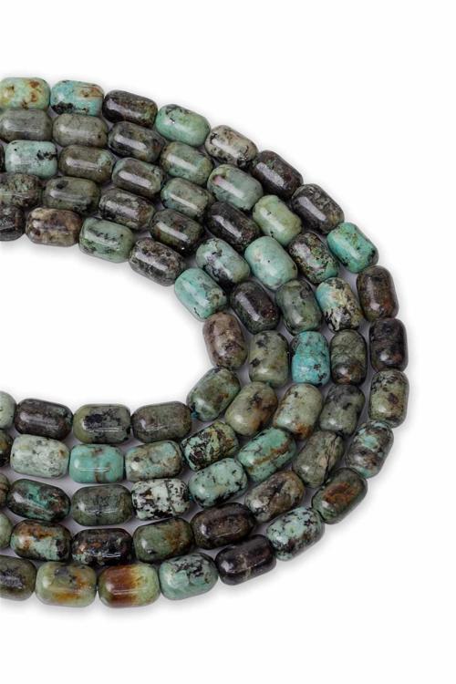 9X6 MM Afrika Turkuaz Taşı Dizi