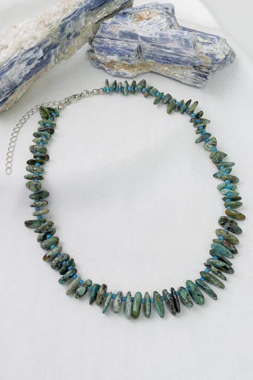 Afrika Turkuaz Taşı Kolye