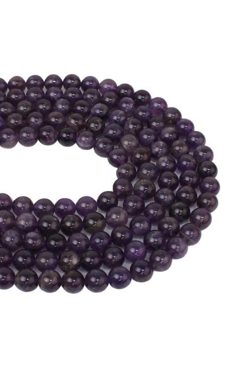 8 MM Ametist Taşı Dizi