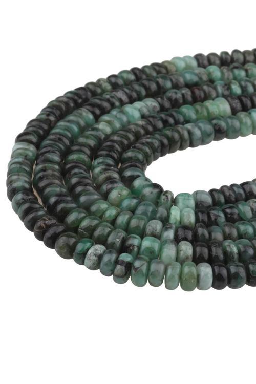 7X5 MM Rondela Zümrüt Taşı Dizi - Dizi0298
