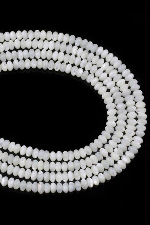 6X3 MM Rondela Sedef Taşı Dizi - DZ3974